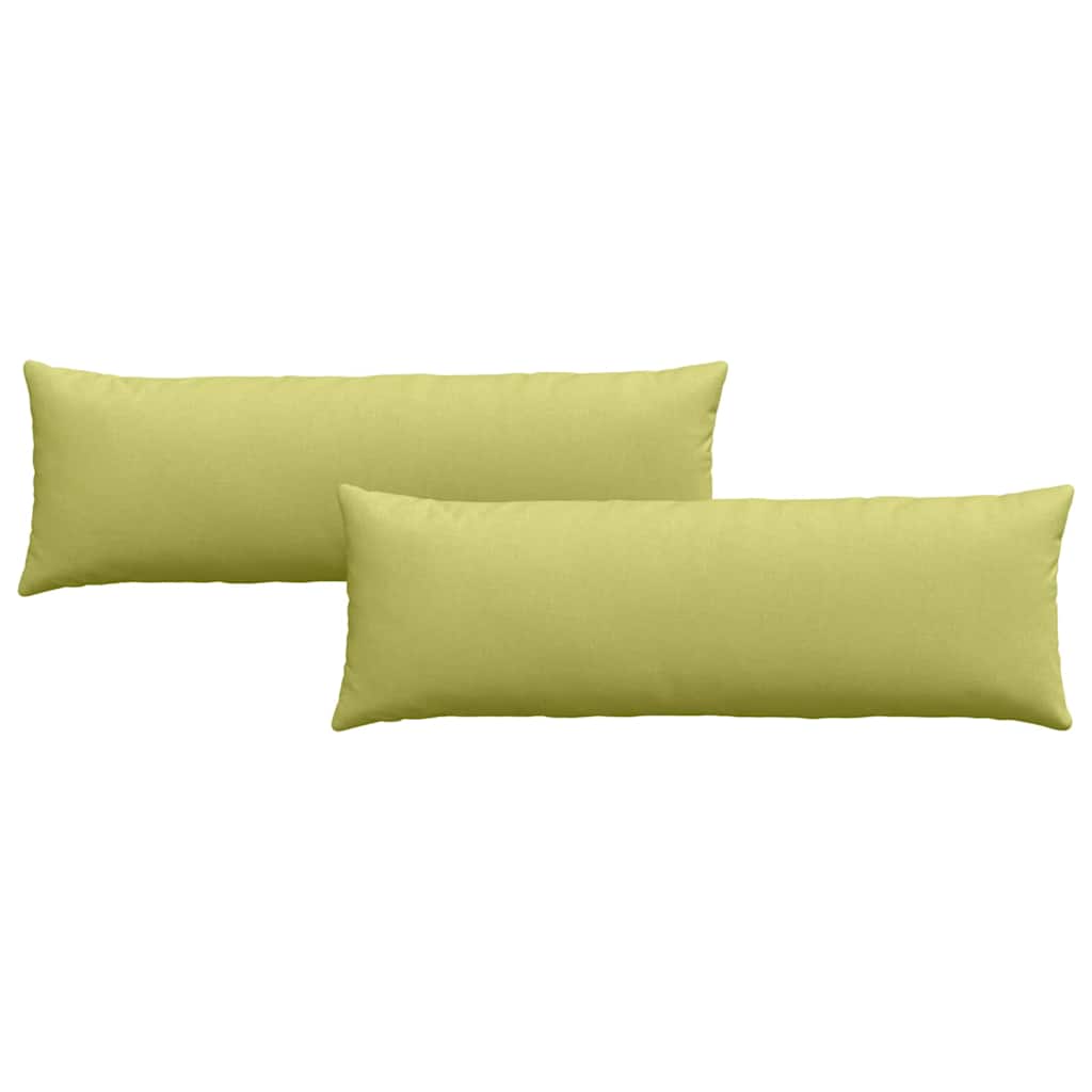 Sofa Pillows 2 pcs Light Green 120 x 40 cm Fabric